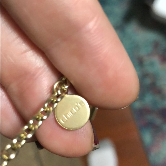 2/$25 Chico’s Geometric gold tone chain host pick! - Picture 6 of 8